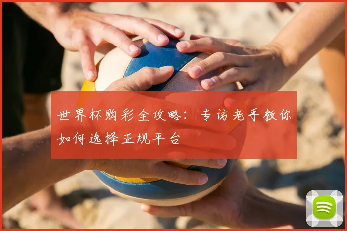 世界杯购彩全攻略:专访老手教你如何选择正规平台